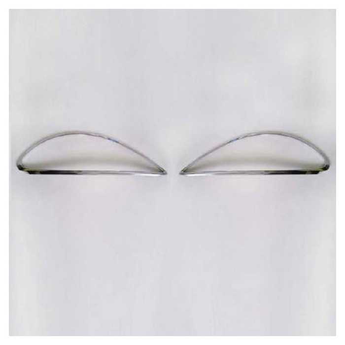 زه طرح استیل دور چراغ جلو آراکس یدک AY-588 مناسب برای پژو 206