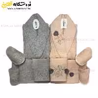 سرویس حوله عروس و داماد 10تکه گلدوزی سه بعدی برند LINDO