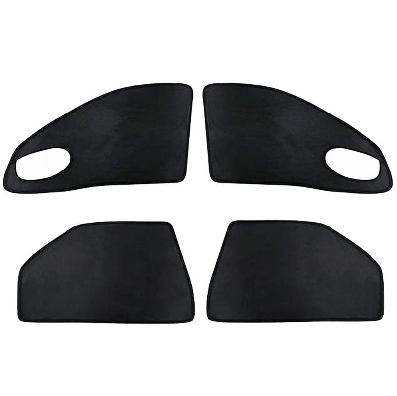 پرده قالبی شیشه بغل ال 90 مجموعه 4 عددی کد 0051