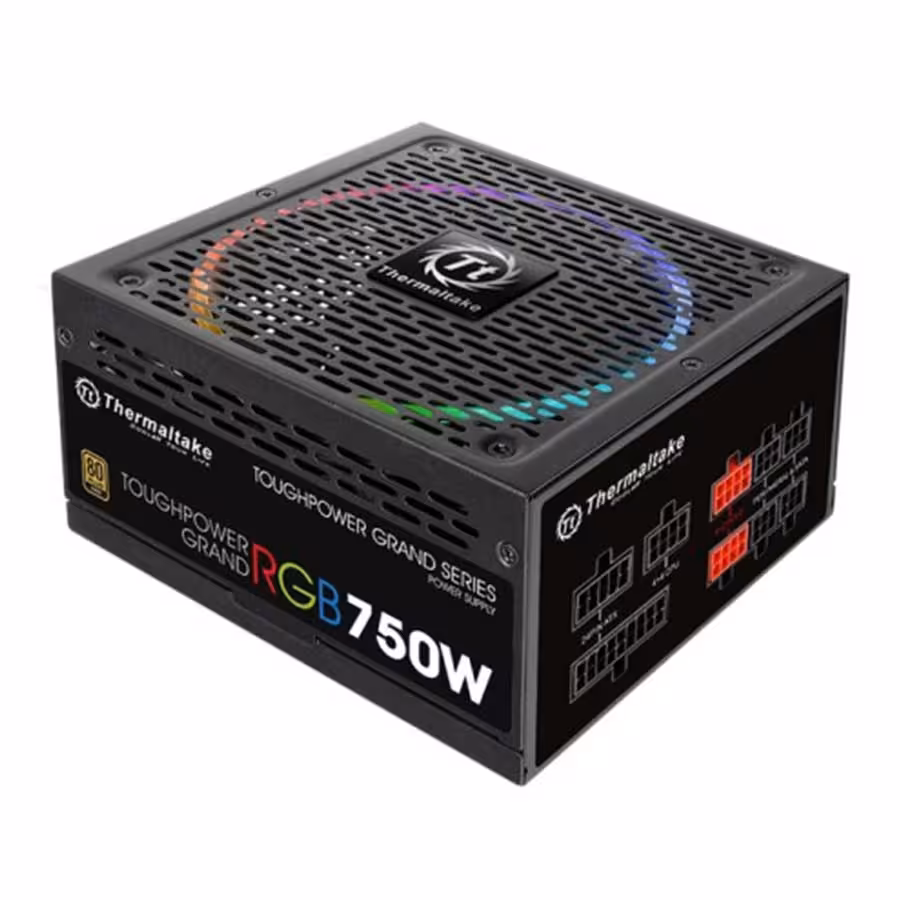 قیمت و خرید پاور کامپیوتر 850 وات تمام ماژولار ترمالتیک Toughpower Grand RGB Gold | یاس ارتباط