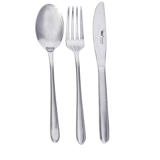 سرویس قاشق و چنگال 18 پارچه ام جی اس مدل DONA(GE)001