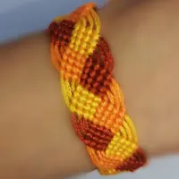 دستبند دوستی طرح گیس بافت 