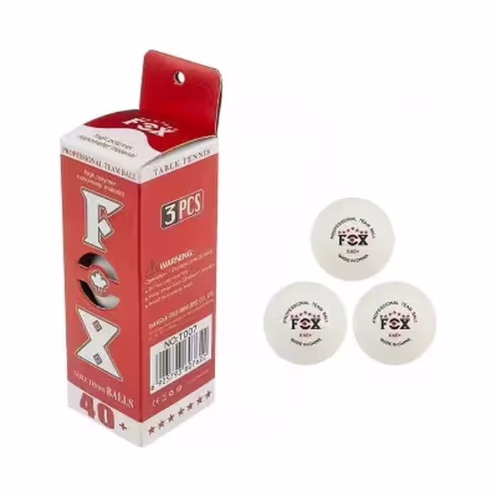 توپ پینگ پنگ فاکس7 ستاره T007 بسته 3 عددی CHG ( سفید )