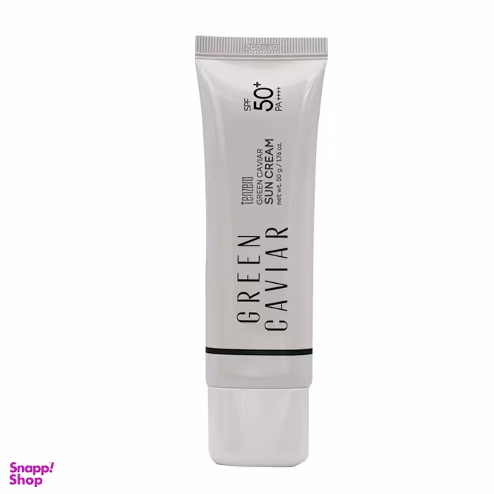 کرم ضد آفتاب تنزیرو مدل SPF50 Green Caviar حجم 50 گرم