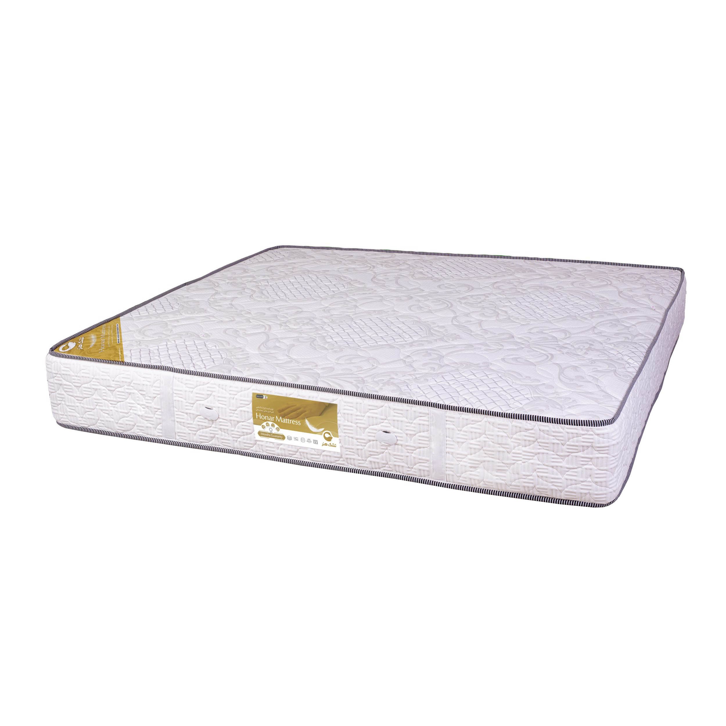 تشک هنر مدل طبی فنری با پارچه گردبافت 9سال گارانتی سایز 160 در 200