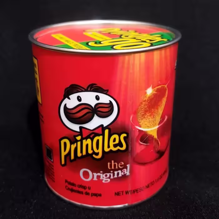 شعبده بازی تغییر رنگ چیپس ( پرینگلز)