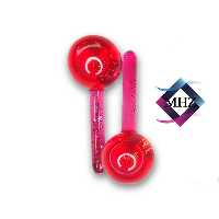 ماساژور گوی یخی صورتی اکلیل دار (آیس گلوپ) بسته دو عددی