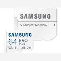 کارت حافظه MicroSDXC سامسونگ مدل Samsung EVO Plus UHS-I U1 A1 V10 ظرفیت 64 گیگابایت