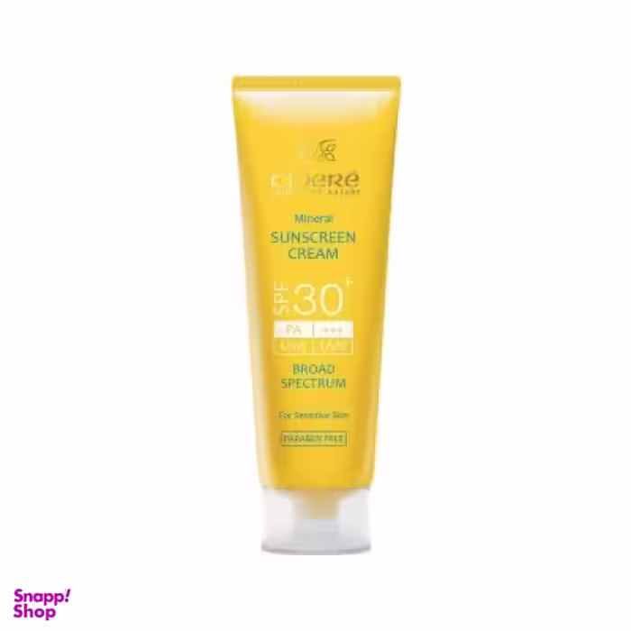 کرم ضد آفتاب مینرال سینره (Cinere) مناسب پوست حساس اس پی اف-بالا 30 رنگ روشن 50 گرم