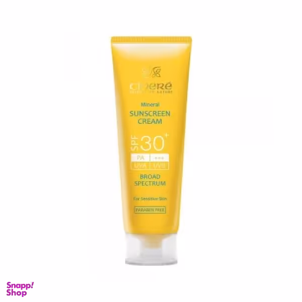 کرم ضد آفتاب مینرال سینره (Cinere) مناسب پوست حساس اس پی اف-بالا 30 رنگ روشن 50 گرم