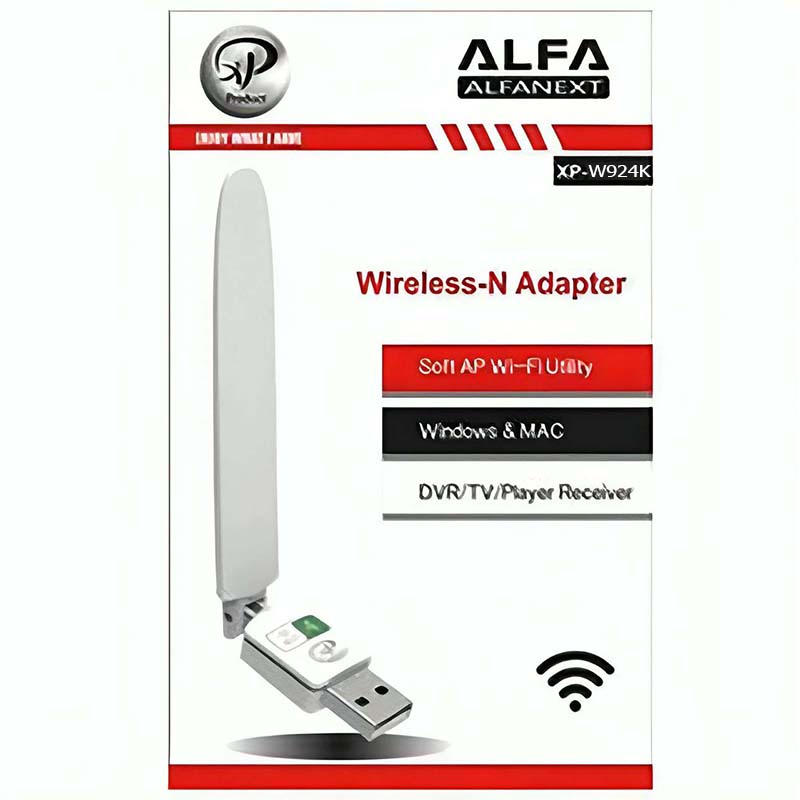 کارت شبکه USB بی سیم آنتن کوتاه ایکس پی XP-W924
