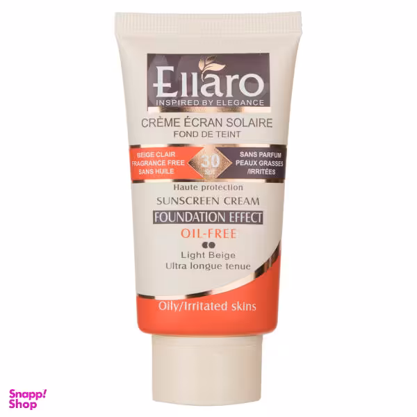 کرم ضد آفتاب رنگی الارو مدل Light Beige SPF30 حجم 40 میلی لیتر