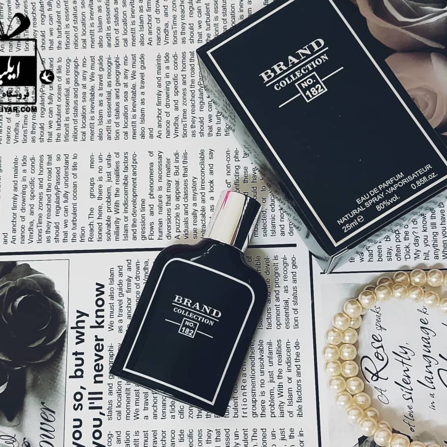 عطر ادکلن مردانه جگوار مشکی برند کالکشن کد 182 (Brand Collection Jaguar Classic Black) حجم 25 میلBrand collection no182