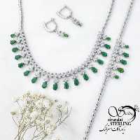 نیمست نقره جواهری نقره ایتالیا کد 16640