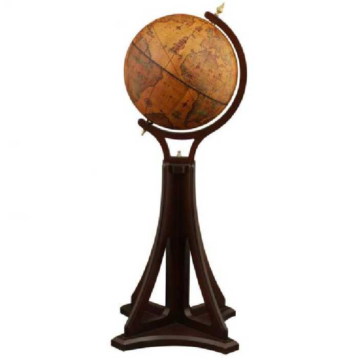کُره زمین چرخشی مدل DORIAN کد GL-9801 رنگ BROWN