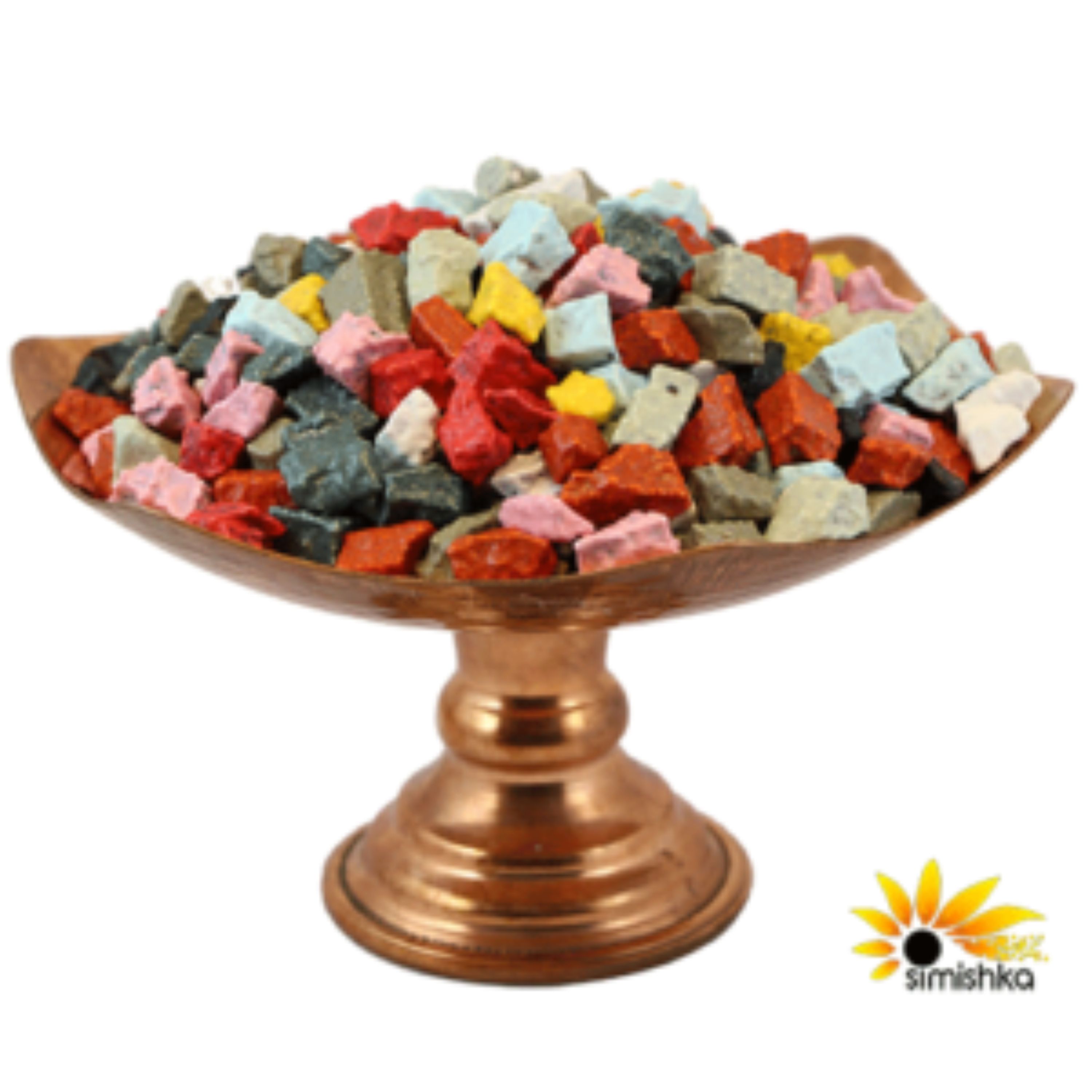 دراژه سنگی رنگی 1000 گرمی سیمیشکا