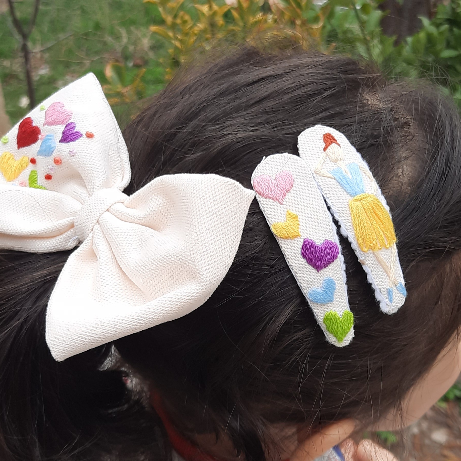 ست پاپیون و گیره تق تقی 