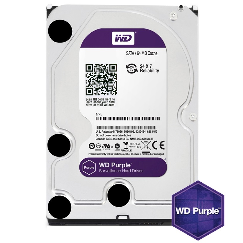 هارددیسک اینترنال وسترن دیجیتال سری Purple ظرفیت 8 ترابایت