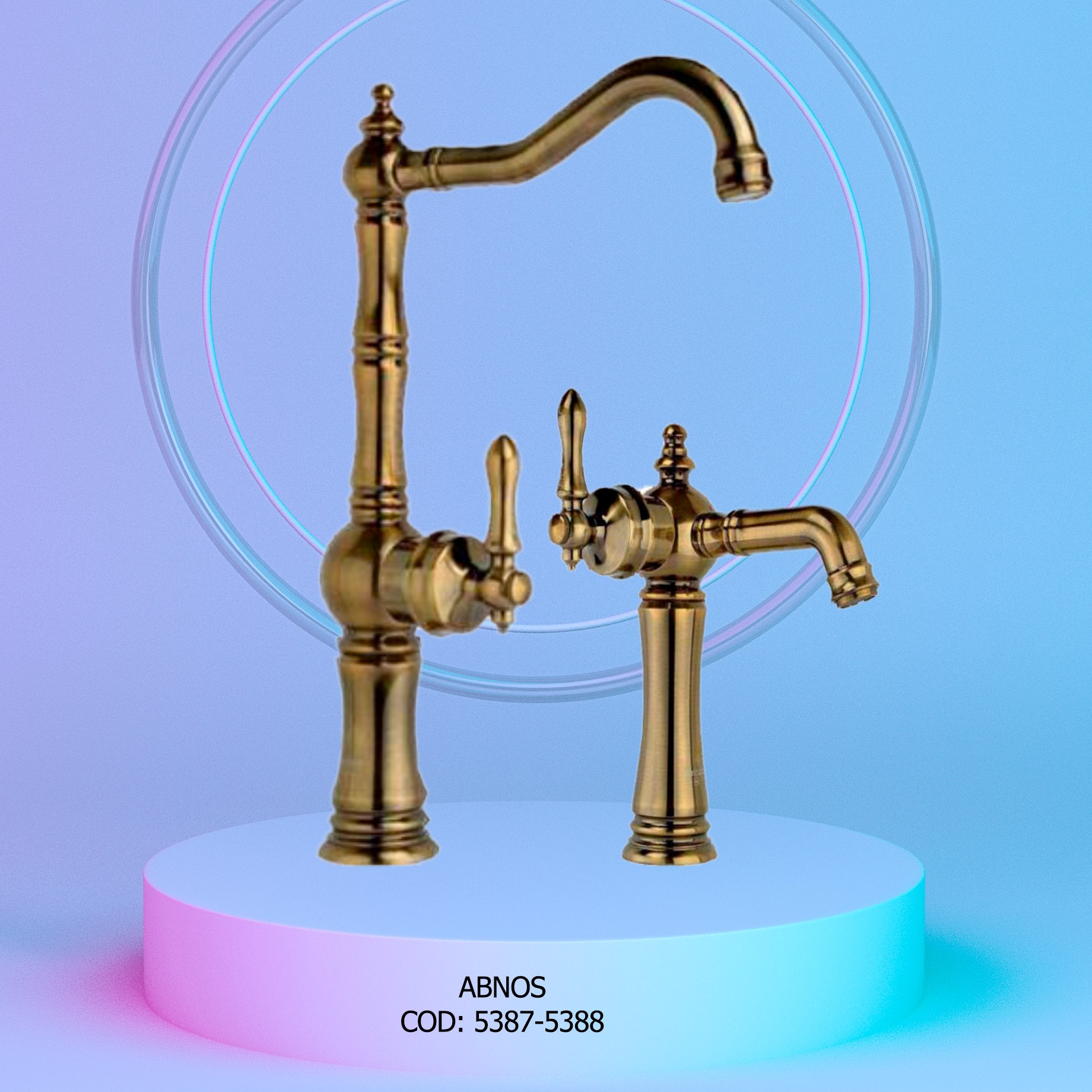 شیرآلات   ست آبنوس 1 در رنگ های طلایی  شیرآلات بهداشتی کابوک 