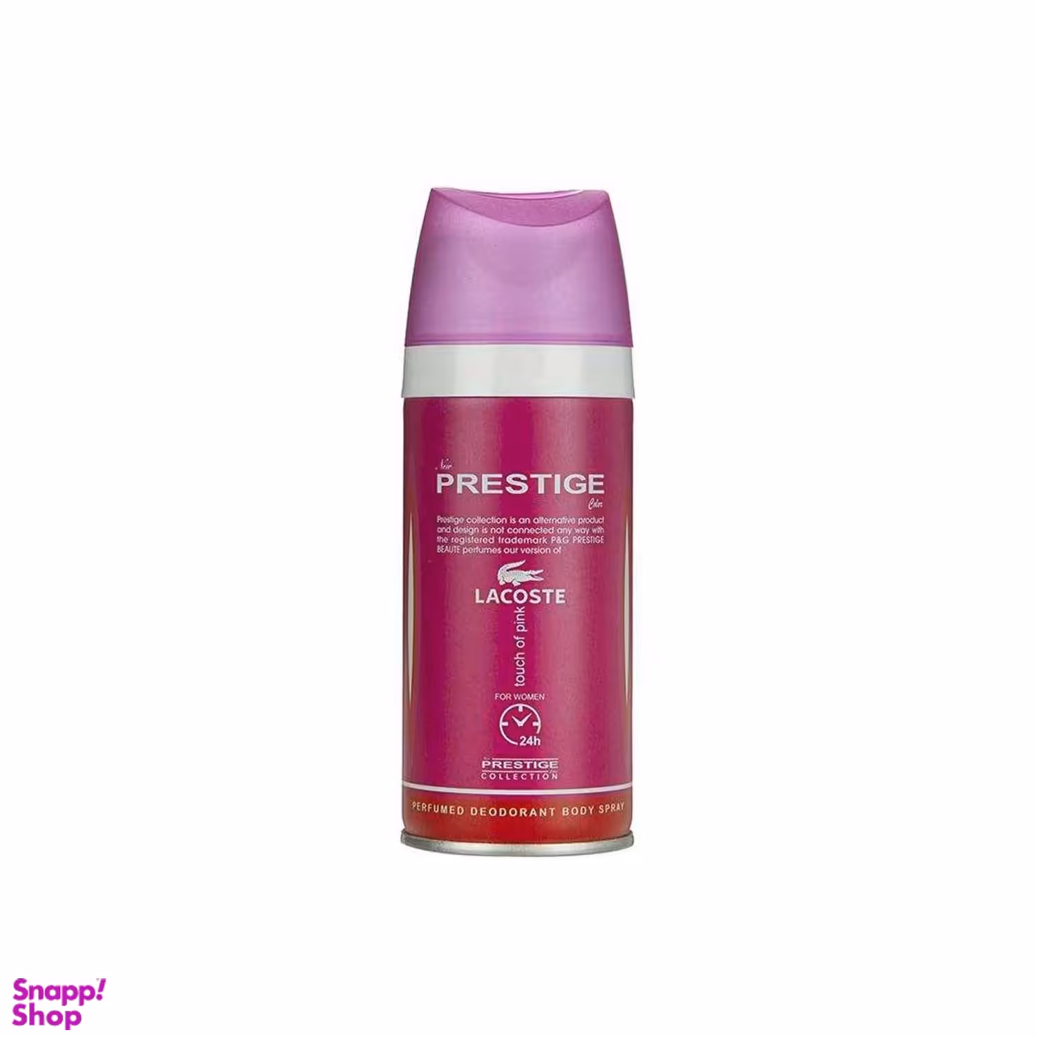 اسپری زنانه پرستیژ (Perestige) مدل Lacoste Touch Of Pink حجم 150 میلی لیتر