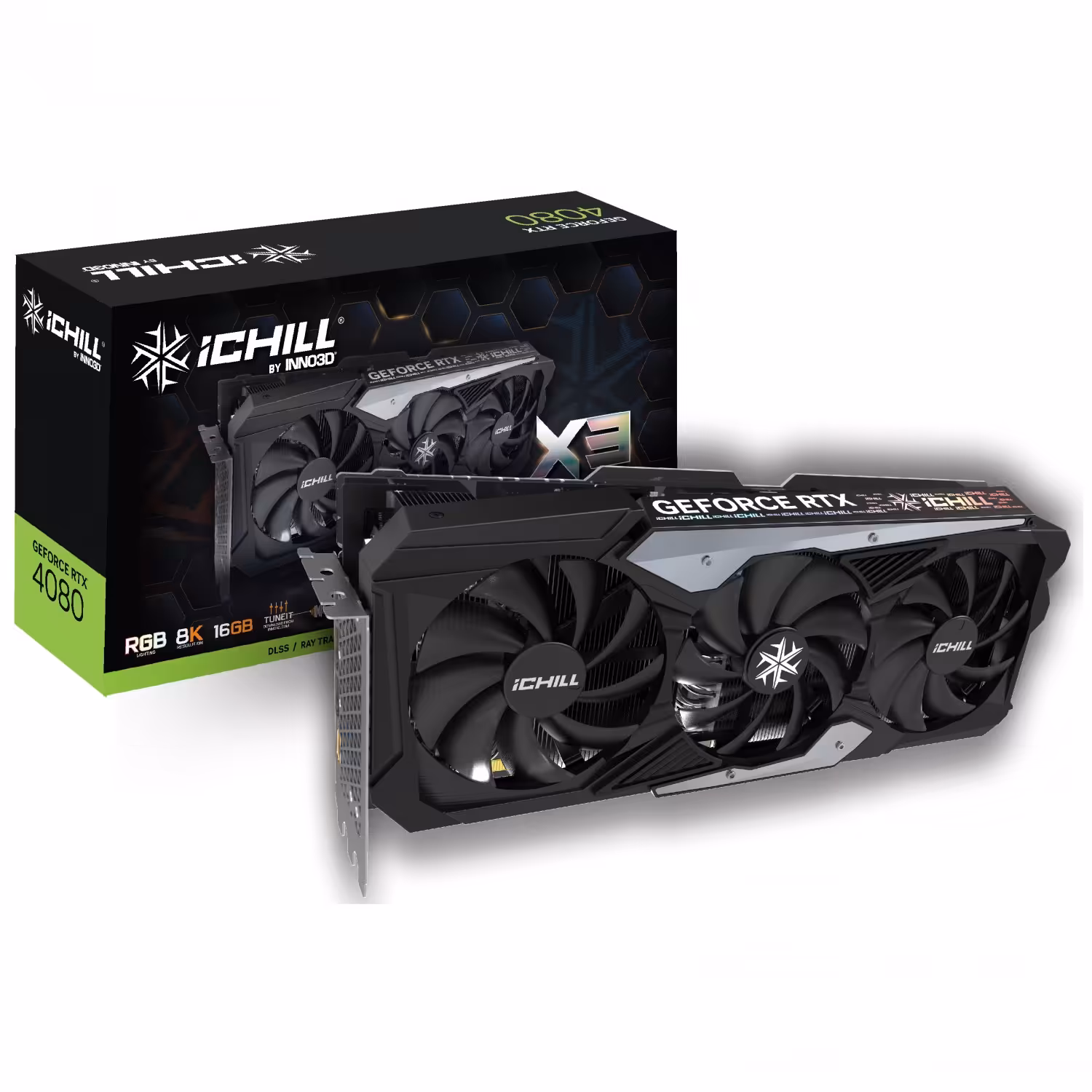 کارت گرافیک اینو تری دی INNO3D GEFORCE RTX 4080 ICHILL X3 16GB