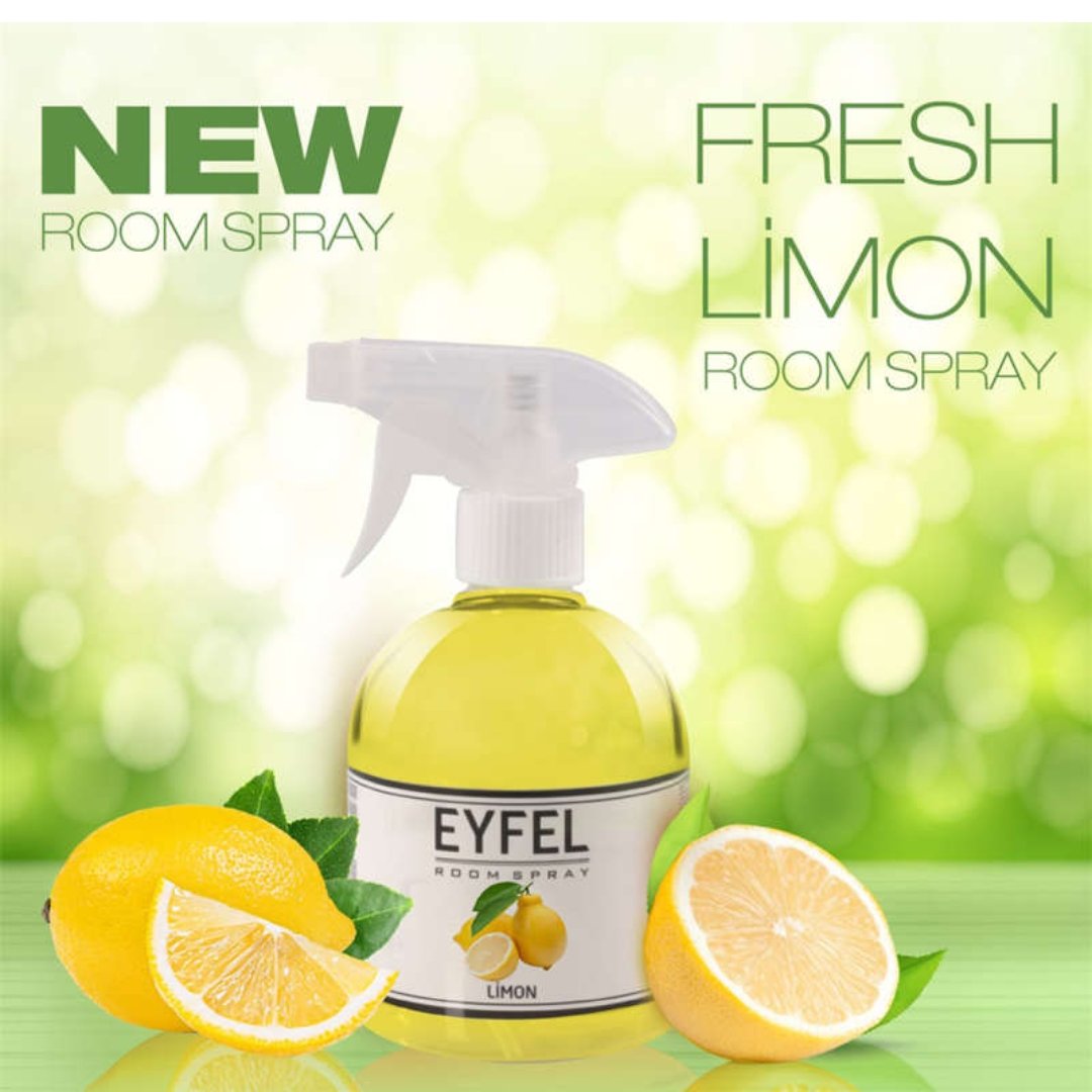 اسپری خوشبو کننده هوای ایفل اصلی  ساخت ترکیه با رایحه  لیمو   (500 میل)