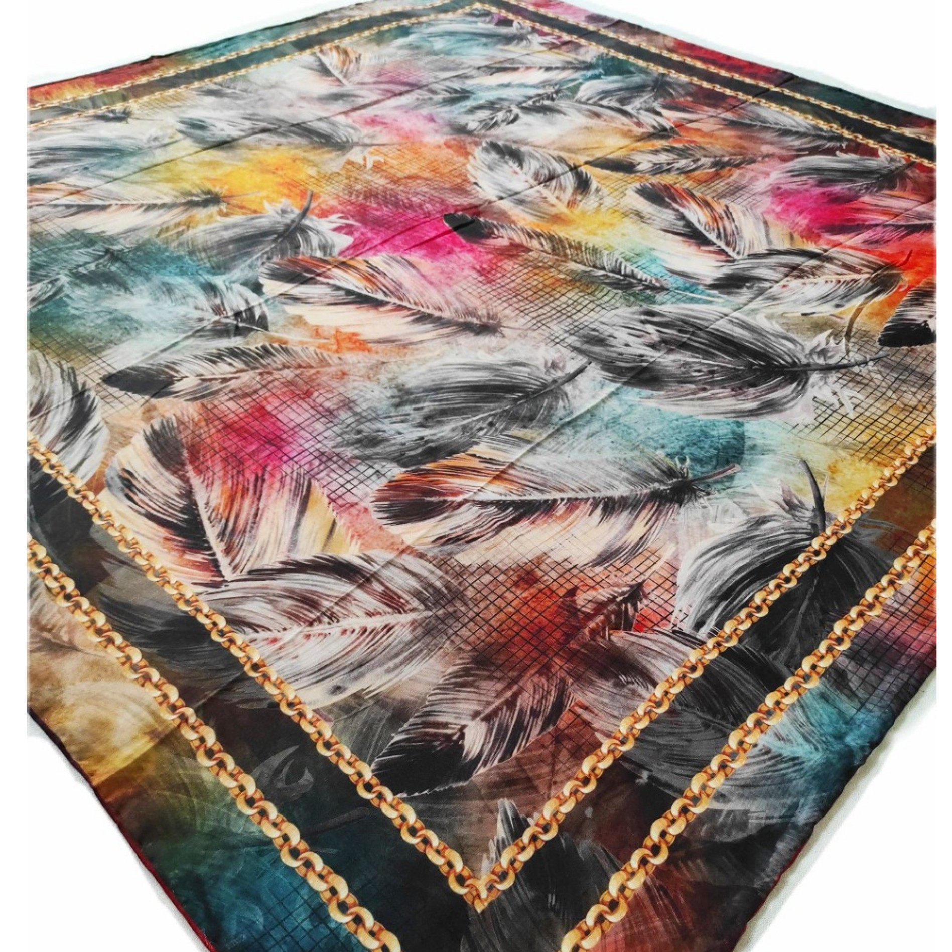 روسری نخ کریستال قواره140