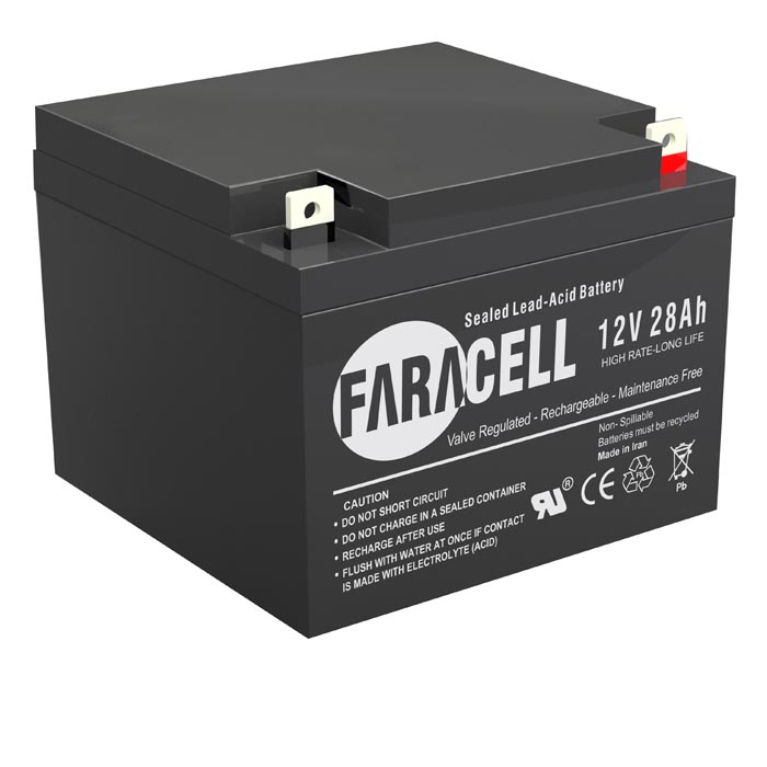 باتری یو پی اس مدل Faracell 12V28AH فاراسل 12 ولت 28 آمپر ساعت