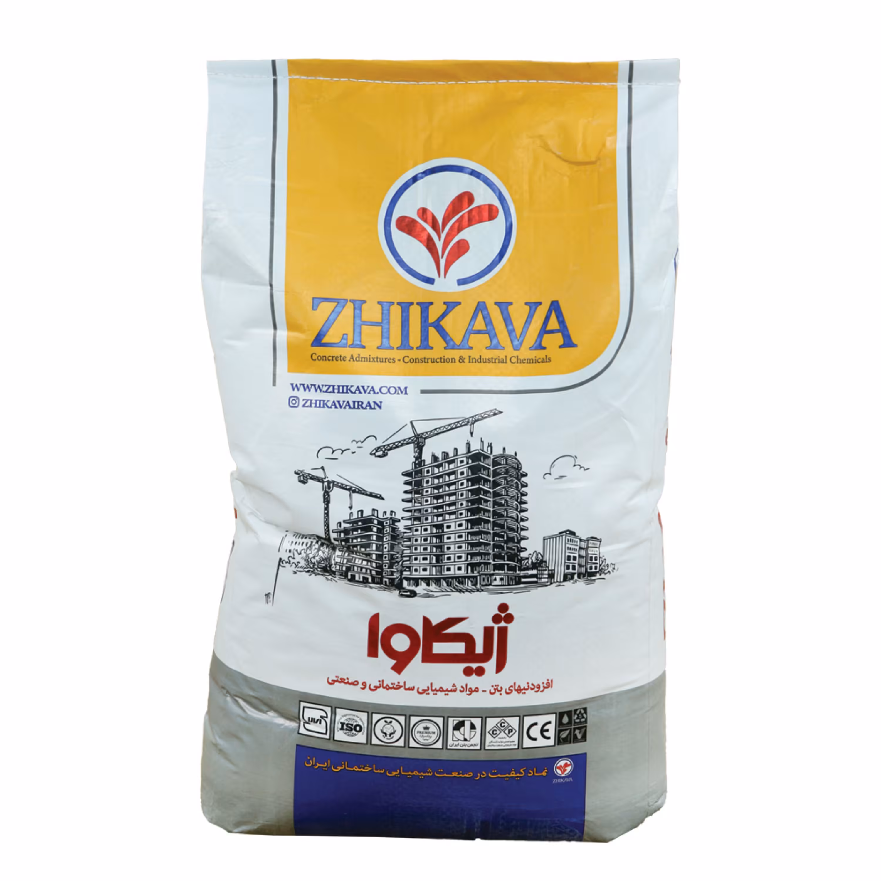 پودربندکشی آنتی باکتریال نانو ژیکاپوند ژیکاوا (20 کیلوگرم)ارسال باربری پس کرایه