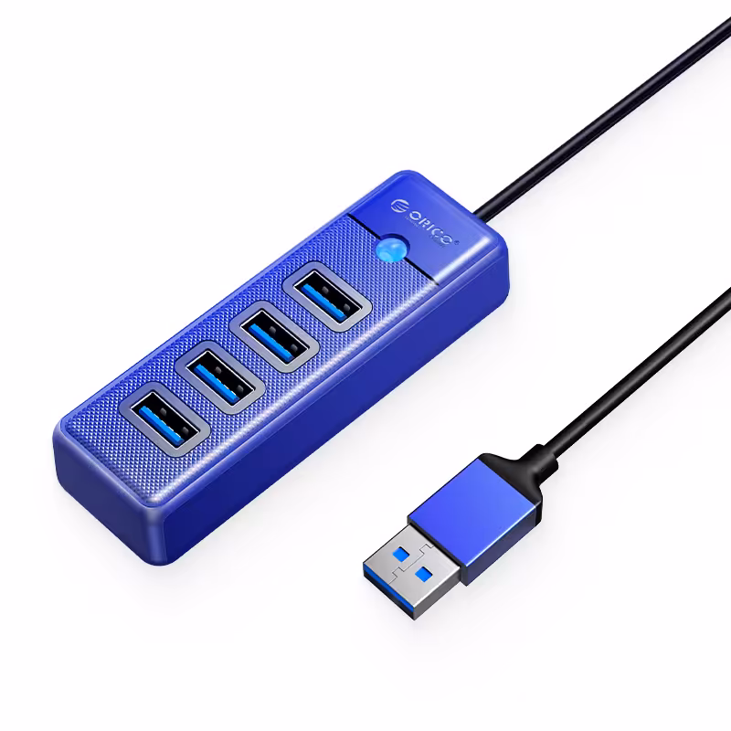 خرید هاب 4 پورت USB3.0 اوریکو ORICO PW4U-U3 Blue با بهترین قیمت