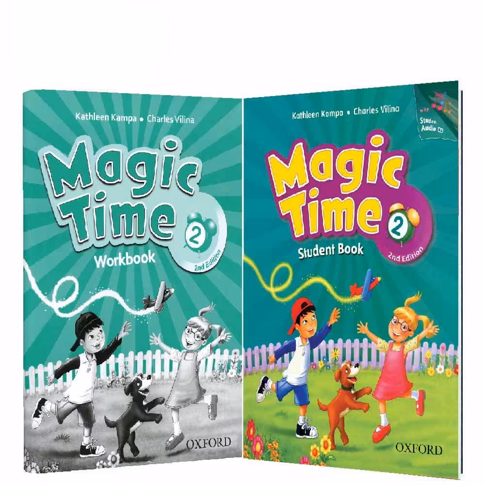 کتاب Magic Time 2nd Edition 2  به همراه CD رحلی
