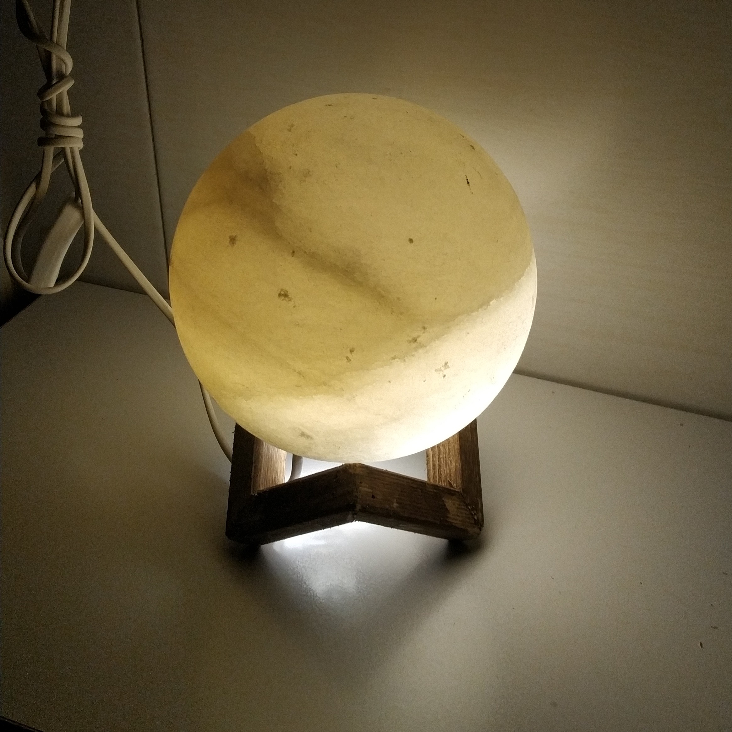 آباژور سنگ نمک شب خواب  سایز 18 ارسال رایگان طرح مختلف 