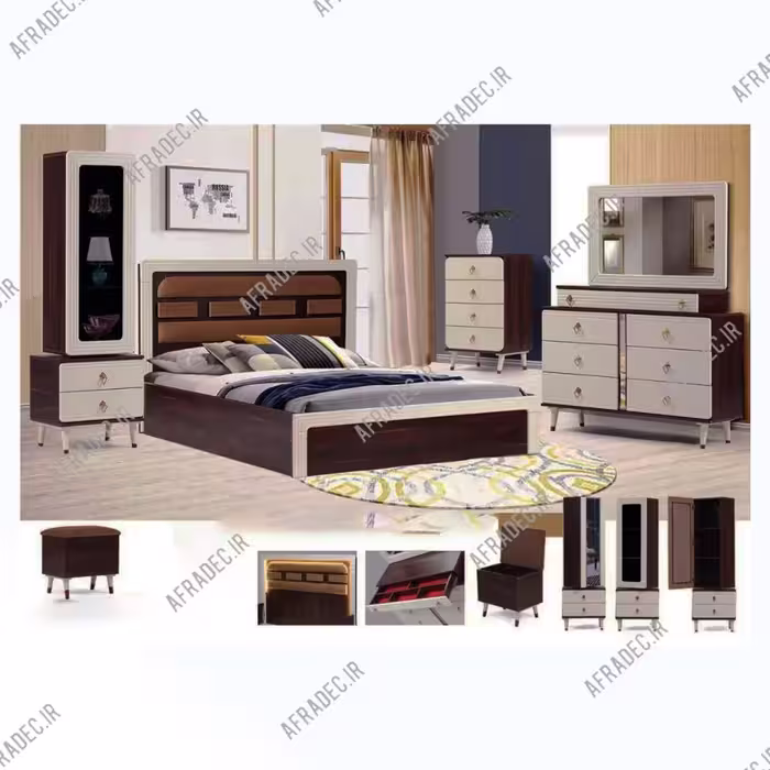 سرویس خواب دونفره مدل الما