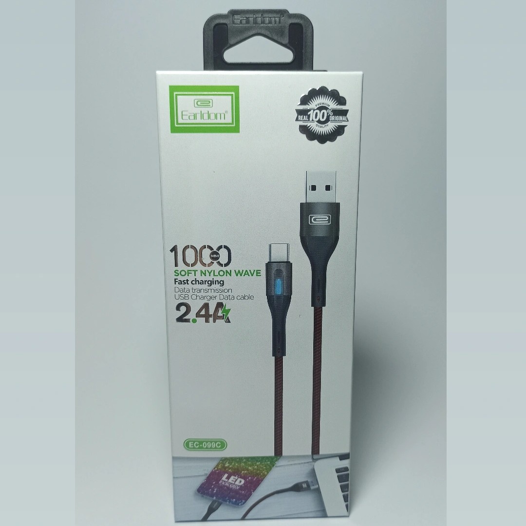 کابل شارژر  تایپ سی  Earldom  فست شارژ