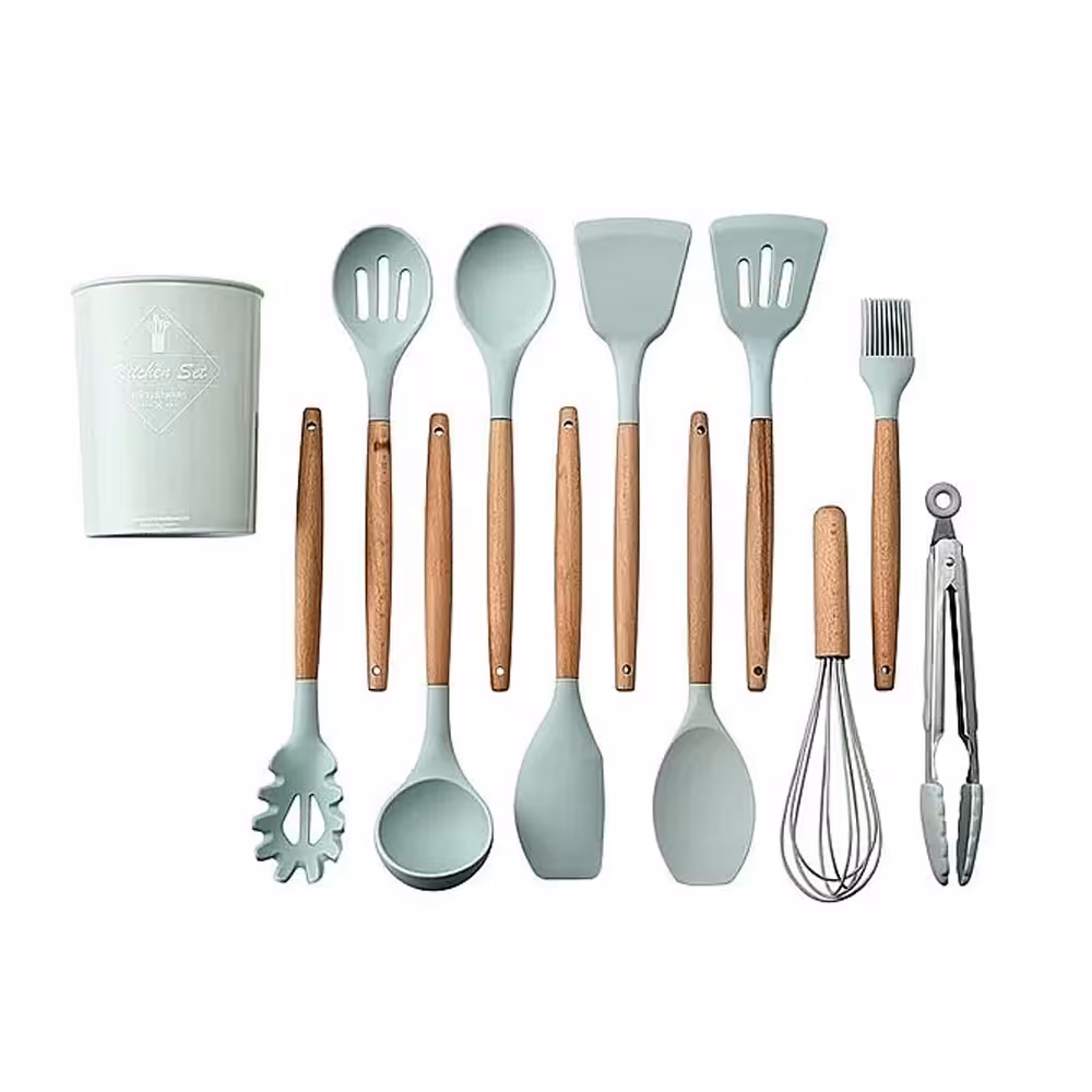 سرویس کفگیر و ملاقه سیلیکونی