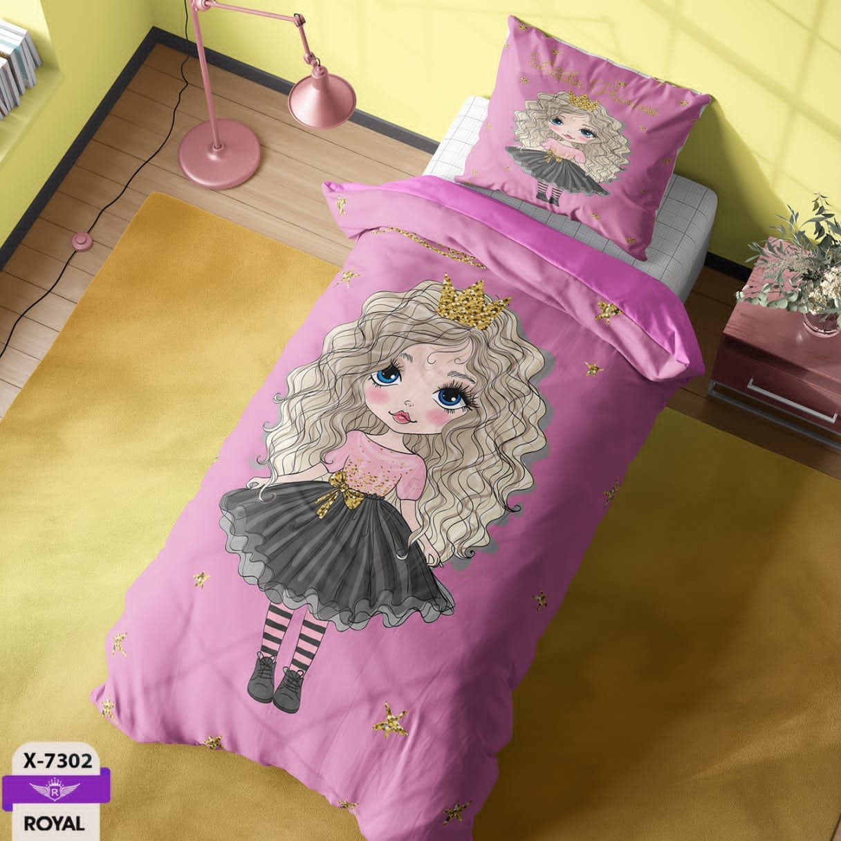 سرویس روتختی یک نفره 4تیکه طرحهای سه بعدی چاپی ارسال رایگان 000