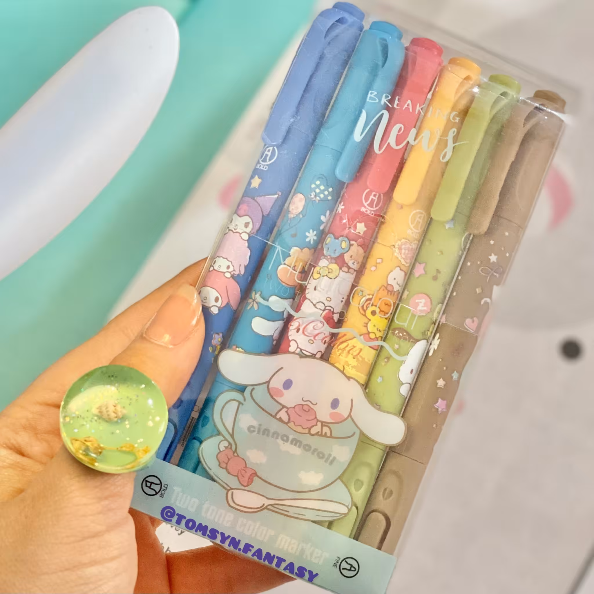 ماژیک هایلایتر علامت زن یک عدد طرح فانتزی بامزه وارداتی و باکیفیت