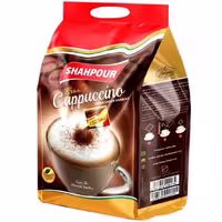 کاپوچینو فوری شاپور بسته 25 عددی