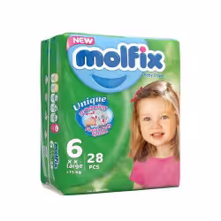 پوشک سایز 6 خیلی بزرگ بسته 28 عددی