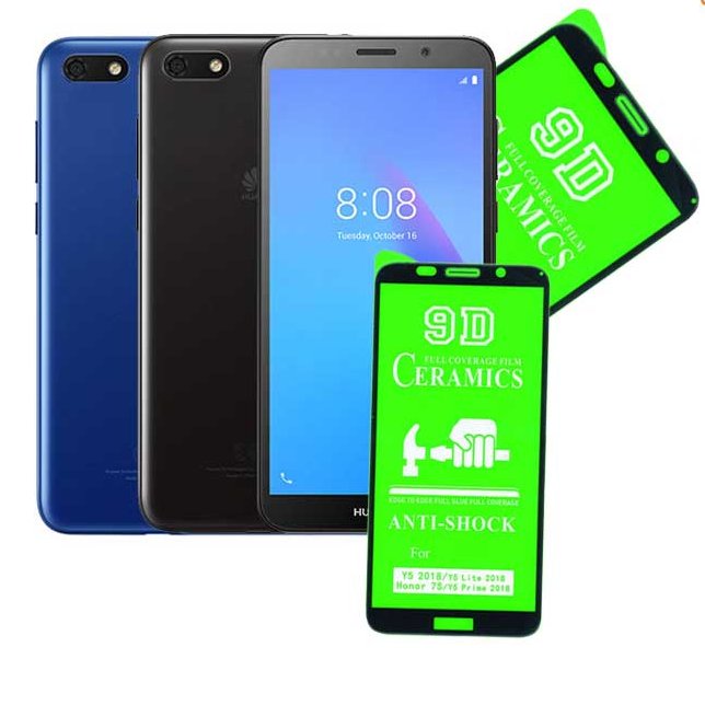 گلس سرامیکی هواوی Huawei y5 lite 2018 محافظ صفحه نمایش هانر 7 اس وای 5 پنج لایت Y5P - Y5 PRIME 2018 - HONOR 7S - ENJOY 7