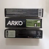خمیر ریش آرکو مدل Arko Hydrate حاوی ویتامین E رنگ سبز محصول کشور ترکیه 