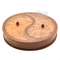جعبه پذیرایی دمنوش جعبه آجیل و خشکبار جعبه چوبی لوکس باکس کد LB36-11 