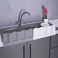 آبگیر لبه سینک طرح موج بهنیا (لبه آبگیر 3.2 سانتی متر)