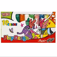 خمیر بازی توتو مدل شقایق بسته 10 عددی