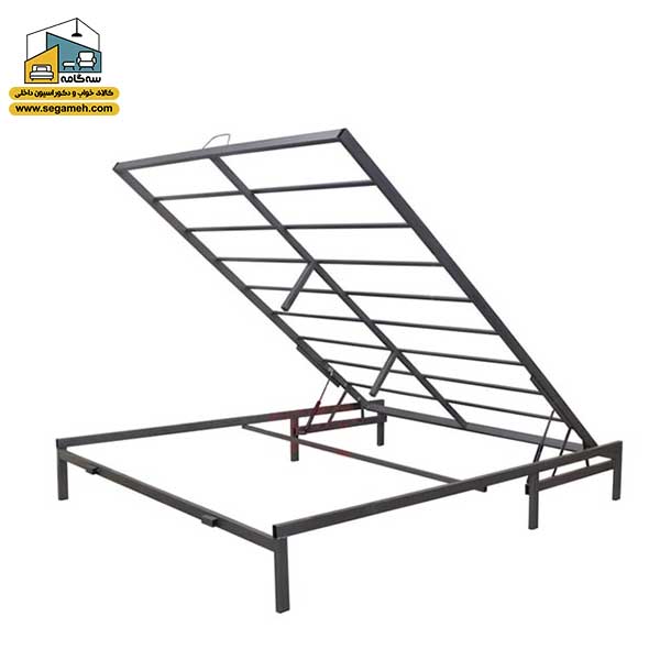 کف تخت جکدار فلزی دو نفره - فروشگاه سه گامه
