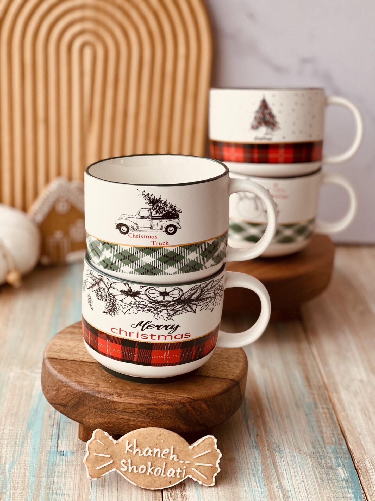 ماگ طرح اروپا کریسمسی