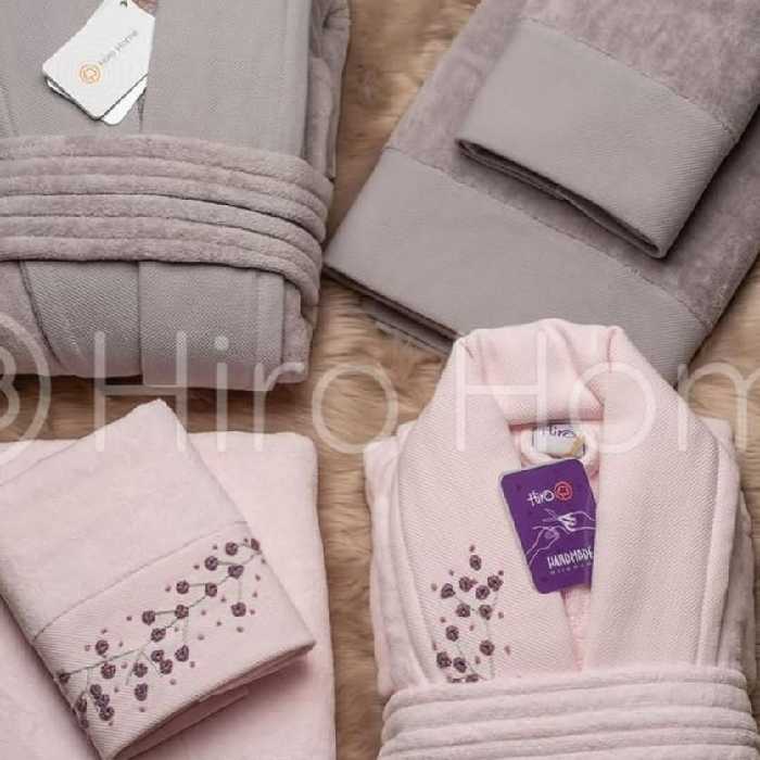 سرویس حوله عروس و داماد ترک برند هیرو 10 تیکه  تضمینی صددر صد نخ بامبو درجه یک