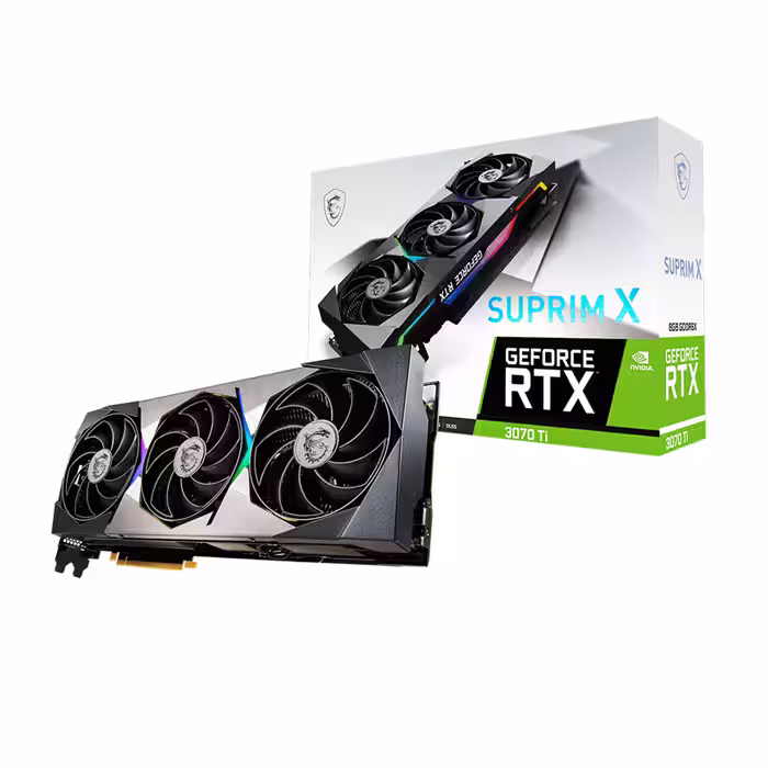 کارت گرافیک ام اس آی GeForce RTX 3070 Ti SUPRIM X 8G