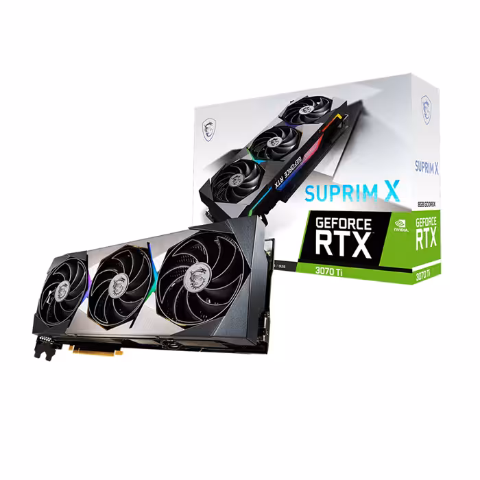 کارت گرافیک ام اس آی GeForce RTX 3070 Ti SUPRIM X 8G
