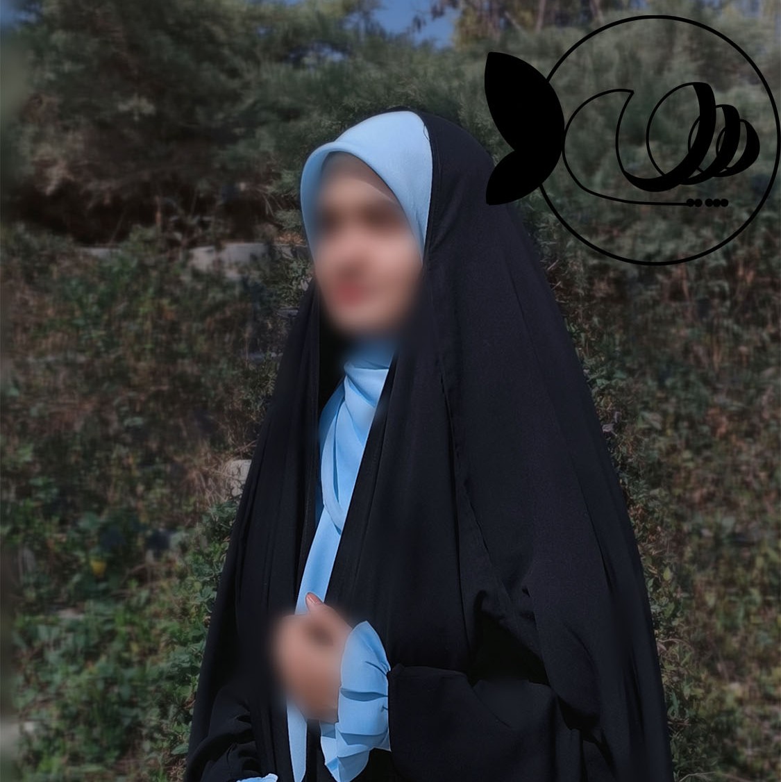 روسری به همراه ساق دست